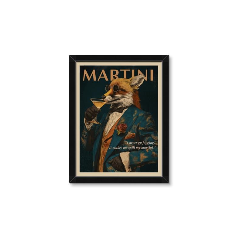 Picture of The Wild Martini _GroupedProduct_Rectangle_Portrait_Framed_Matted_