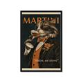 Picture of Nine Lives, One Martini _GroupedProduct_Rectangle_Portrait_Framed_Matted_
