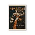 Picture of Nine Lives, One Martini _GroupedProduct_Rectangle_Portrait_Framed_Matted_