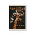Picture of Nine Lives, One Martini _GroupedProduct_Rectangle_Portrait_Framed_Matted_