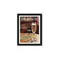 Picture of A Glass of Champagne _GroupedProduct_Rectangle_Portrait_Framed_Matted_