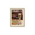 Picture of A Glass of Champagne _GroupedProduct_Rectangle_Portrait_Framed_Matted_