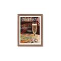 Picture of A Glass of Champagne _GroupedProduct_Rectangle_Portrait_Framed_Matted_