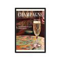 Picture of A Glass of Champagne _GroupedProduct_Rectangle_Portrait_Framed_Matted_