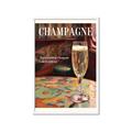 Picture of A Glass of Champagne _GroupedProduct_Rectangle_Portrait_Framed_Matted_