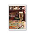 Picture of A Glass of Champagne _GroupedProduct_Rectangle_Portrait_Framed_Matted_