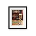 Picture of A Glass of Champagne _GroupedProduct_Rectangle_Portrait_Framed_Matted_