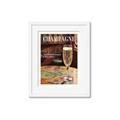 Picture of A Glass of Champagne _GroupedProduct_Rectangle_Portrait_Framed_Matted_