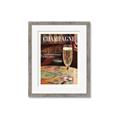 Picture of A Glass of Champagne _GroupedProduct_Rectangle_Portrait_Framed_Matted_