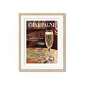 Picture of A Glass of Champagne _GroupedProduct_Rectangle_Portrait_Framed_Matted_