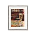 Picture of A Glass of Champagne _GroupedProduct_Rectangle_Portrait_Framed_Matted_