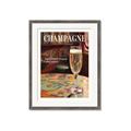Picture of A Glass of Champagne _GroupedProduct_Rectangle_Portrait_Framed_Matted_