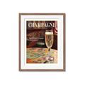 Picture of A Glass of Champagne _GroupedProduct_Rectangle_Portrait_Framed_Matted_