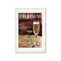 Picture of A Glass of Champagne _GroupedProduct_Rectangle_Portrait_Framed_Matted_