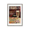 Picture of A Glass of Champagne _GroupedProduct_Rectangle_Portrait_Framed_Matted_