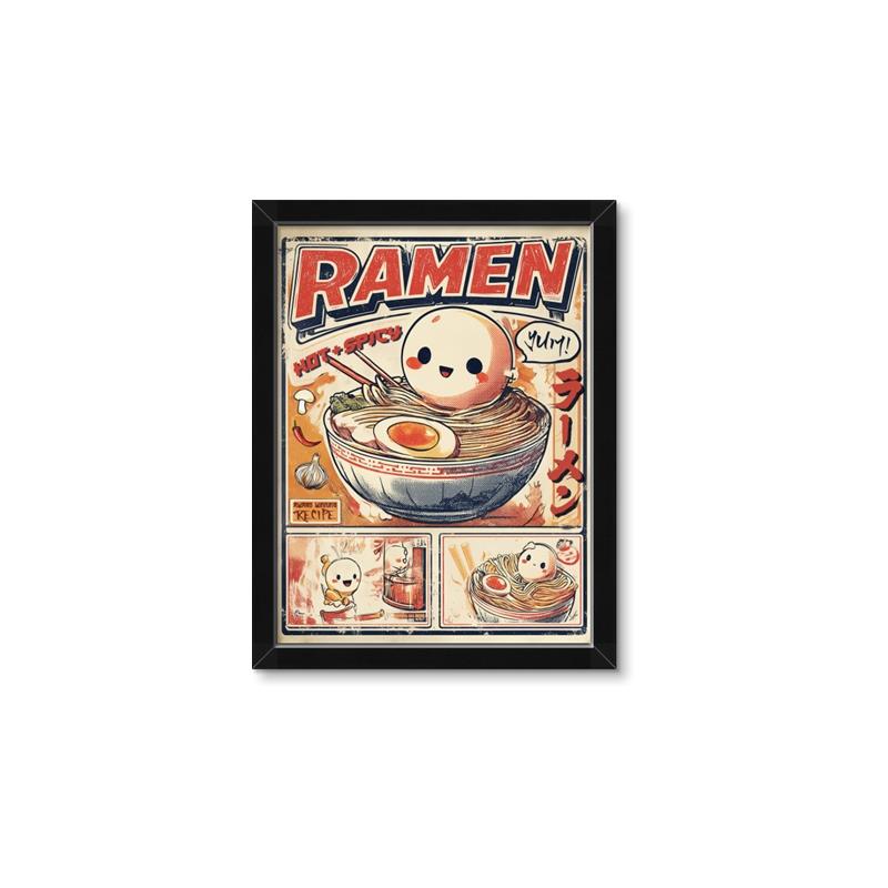 Picture of Ramen: Origin Story _GroupedProduct_Rectangle_Portrait_Framed_Matted_