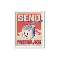 Picture of Send Noodles _GroupedProduct_Rectangle_Portrait_Framed_Matted_