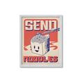 Picture of Send Noodles _GroupedProduct_Rectangle_Portrait_Framed_Matted_