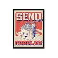 Picture of Send Noodles _GroupedProduct_Rectangle_Portrait_Framed_Matted_