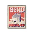 Picture of Send Noodles _GroupedProduct_Rectangle_Portrait_Framed_Matted_