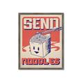 Picture of Send Noodles _GroupedProduct_Rectangle_Portrait_Framed_Matted_