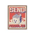 Picture of Send Noodles _GroupedProduct_Rectangle_Portrait_Framed_Matted_