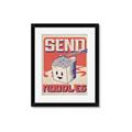 Picture of Send Noodles _GroupedProduct_Rectangle_Portrait_Framed_Matted_