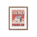 Picture of Send Noodles _GroupedProduct_Rectangle_Portrait_Framed_Matted_