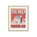 Picture of Send Noodles _GroupedProduct_Rectangle_Portrait_Framed_Matted_
