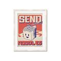 Picture of Send Noodles _GroupedProduct_Rectangle_Portrait_Framed_Matted_