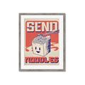 Picture of Send Noodles _GroupedProduct_Rectangle_Portrait_Framed_Matted_