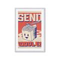 Picture of Send Noodles _GroupedProduct_Rectangle_Portrait_Framed_Matted_