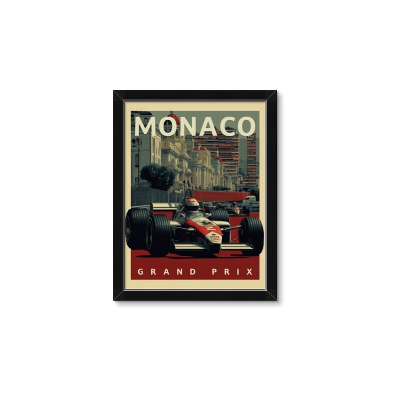 Picture of Monaco Grand Prix I _GroupedProduct_Rectangle_Portrait_Framed_Matted_