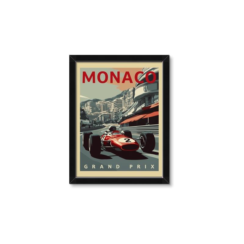 Picture of Monaco Grand Prix II _GroupedProduct_Rectangle_Portrait_Framed_Matted_