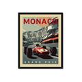Picture of Monaco Grand Prix II _GroupedProduct_Rectangle_Portrait_Framed_Matted_