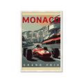 Picture of Monaco Grand Prix II _GroupedProduct_Rectangle_Portrait_Framed_Matted_