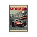 Picture of Monaco Grand Prix II _GroupedProduct_Rectangle_Portrait_Framed_Matted_