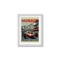 Picture of Monaco Grand Prix II _GroupedProduct_Rectangle_Portrait_Framed_Matted_