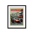 Picture of Monaco Grand Prix II _GroupedProduct_Rectangle_Portrait_Framed_Matted_