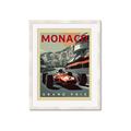 Picture of Monaco Grand Prix II _GroupedProduct_Rectangle_Portrait_Framed_Matted_