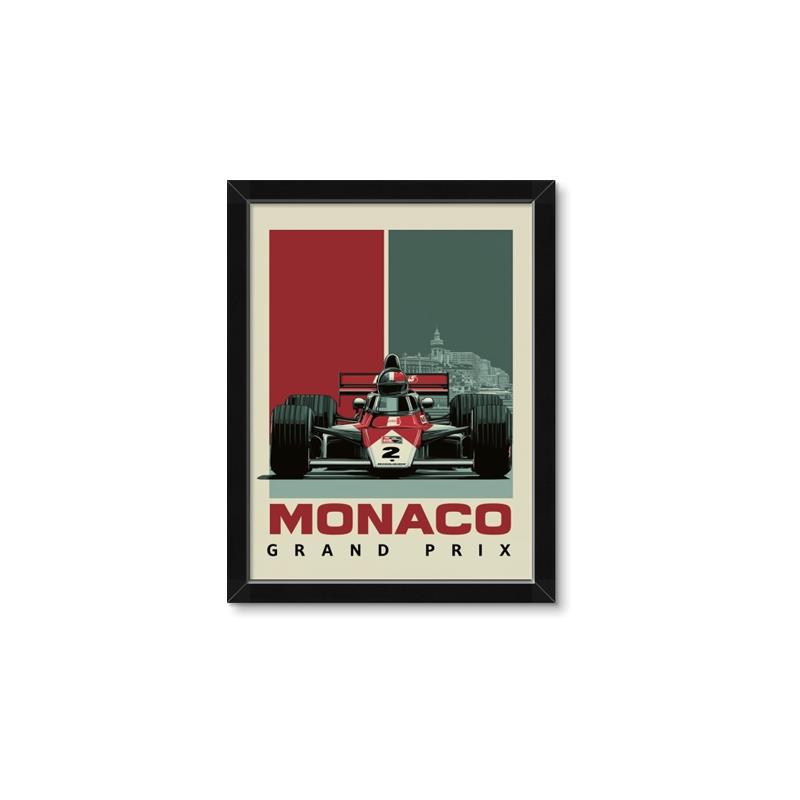 Picture of Monaco Grand Prix III _GroupedProduct_Rectangle_Portrait_Framed_Matted_