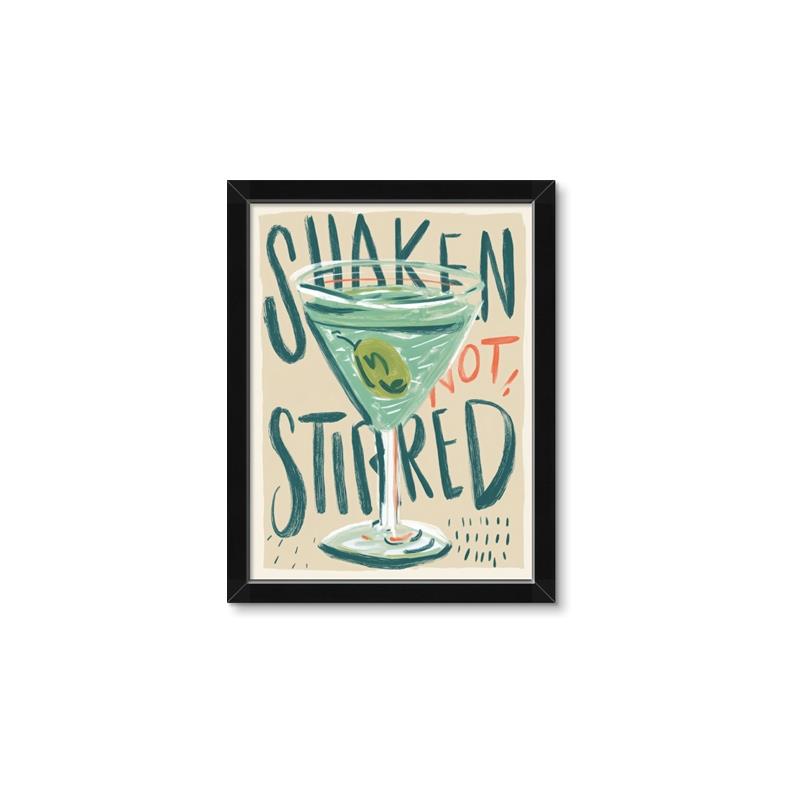 Picture of Shaken Not Stirred _GroupedProduct_Rectangle_Portrait_Framed_Matted_
