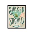 Picture of Shaken Not Stirred _GroupedProduct_Rectangle_Portrait_Framed_Matted_