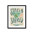Picture of Shaken Not Stirred _GroupedProduct_Rectangle_Portrait_Framed_Matted_