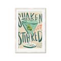 Picture of Shaken Not Stirred _GroupedProduct_Rectangle_Portrait_Framed_Matted_