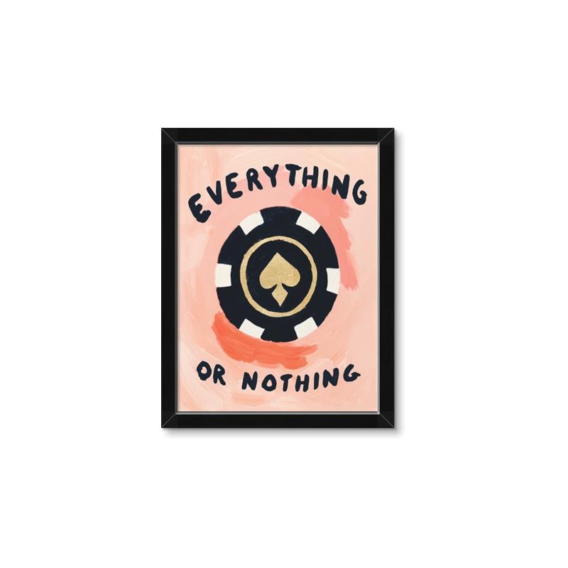 Picture of Everything or Nothing _GroupedProduct_Rectangle_Portrait_Framed_Matted_