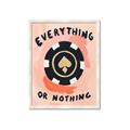 Picture of Everything or Nothing _GroupedProduct_Rectangle_Portrait_Framed_Matted_