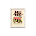 Picture of French Café _GroupedProduct_Rectangle_Portrait_Framed_Matted_