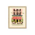 Picture of French Café _GroupedProduct_Rectangle_Portrait_Framed_Matted_