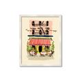 Picture of French Café _GroupedProduct_Rectangle_Portrait_Framed_Matted_